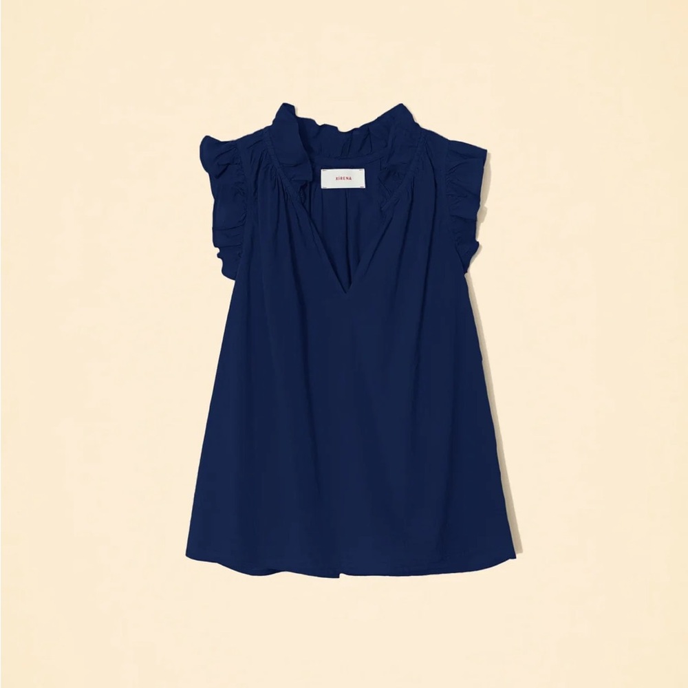 XiRENA Silk Bex Top in Sapphire